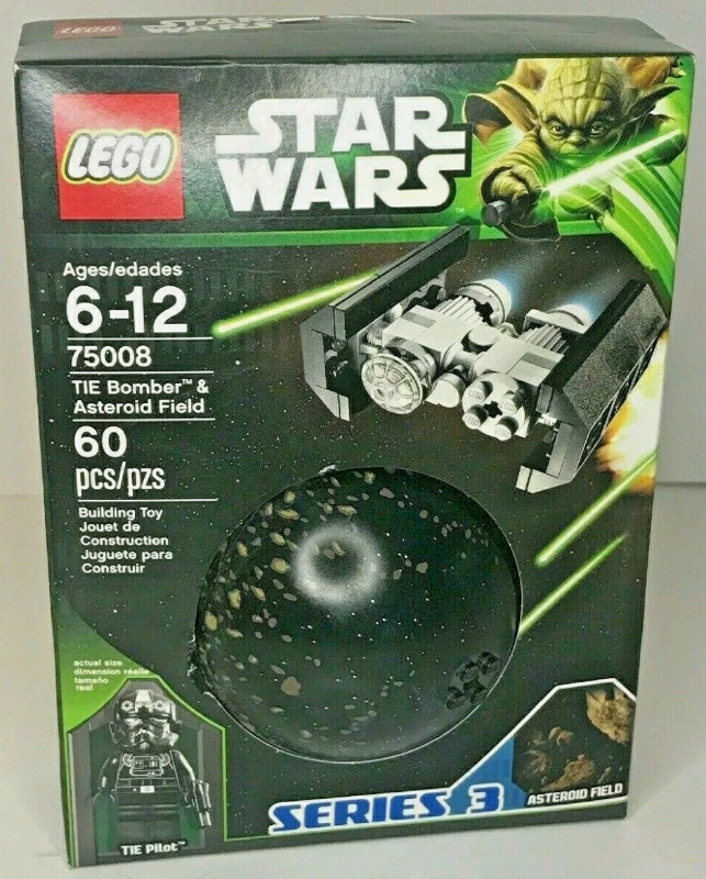  LEGO 75008 Star Wars Tie Bomber and Asteroid Field