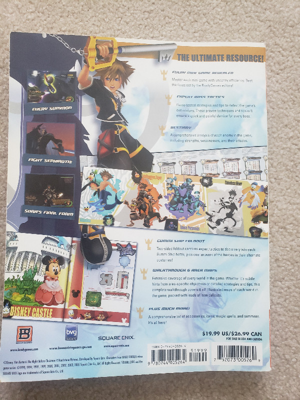 Kingdom Hearts II & Final Fantasy XIII-2 Official Strategy Guide in Other in Ottawa - Image 3