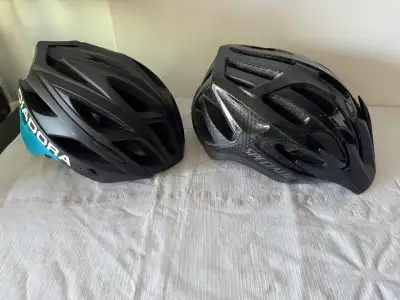 TWO ADULT BIKE HELMETS, DIADORA, SPECIALIZED READ ADD DETAILS., View more