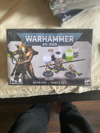 Warhammer 40K Necrons warriors +paint set