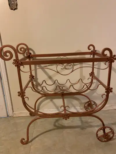 Tea Trolly with Wine Rack , View more