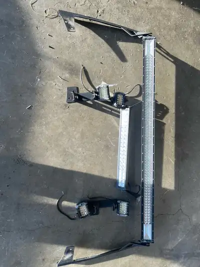 LED lights as shown - does not include lights on the bumper
