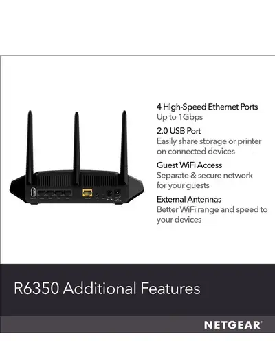 For Sale is a Brand New Sealed in a Box Netgear AC1750 Wifi Router.