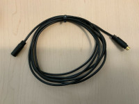 9 foot 6 Pin DIN vidéo cable extender