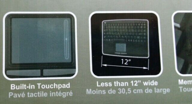 Adesso, AKB-410UB SlimTouch Mini USB Keyboard w Touch pad - NEW! in Mice, Keyboards & Webcams in Windsor Region - Image 3