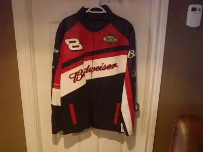 Dale Earnhardt Jr #8 Leather jacket used size x-large you pay for shipping Canadian money I don't ma...