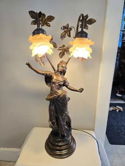 vintage table lamp, View more