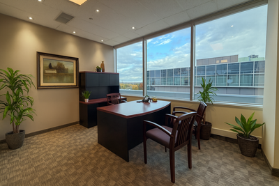 2 Fully Furnished Professional Interior Offices Available! Located In Prestigious Downtown Markham....