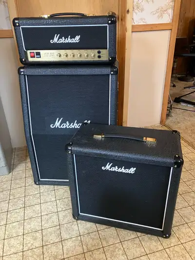 Marshall JCM 800 Studio Head and Matching Cabs, View more