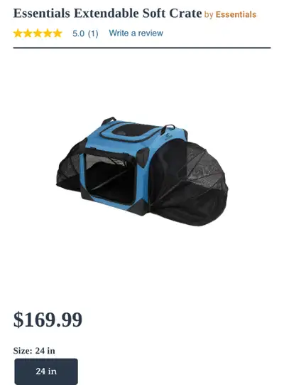 Essentials soft portable crate online