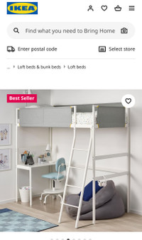  Bunk bed with desk ikea 