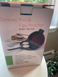 NEW Omelet Pan and Egg Poacher