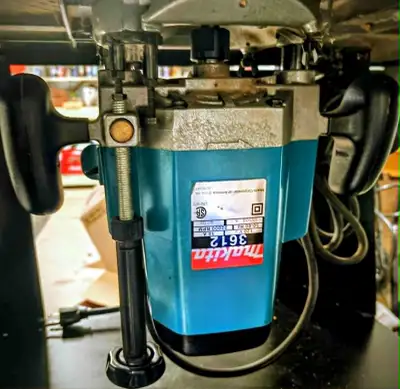 Mastercraft router table. with Makita Router Model 3612, View more