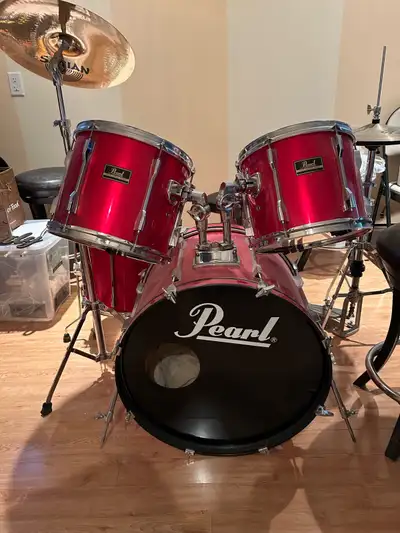 Pearl Drum Set, View more