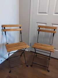 IKEA TÄRNÖ Chairs (2), foldable (PRE-OWNED)