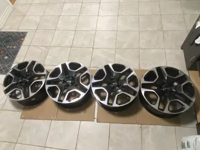 Like-new 19x7.5 aftermarket wheels. 5x114.3, 35 offset. Centre bore 57.1 Only used for 2 months. No...