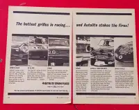 1964 AUTOLITE RACING AD FORD GALAXIE CORTINA COBRA GT RACE CARS