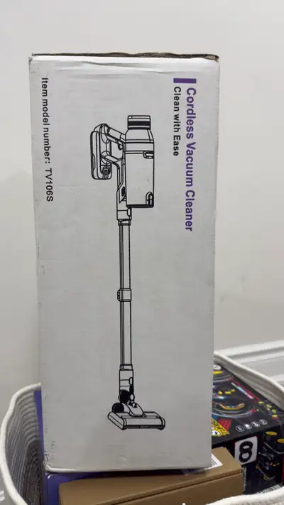 Keep your floors spotless with this versatile cordless vacuum cleaner, model TV106S, designed to mak...