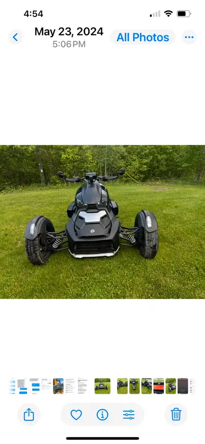 Can Am Ryker 900 Rally 2019 2 up seat 5000 KM Like new