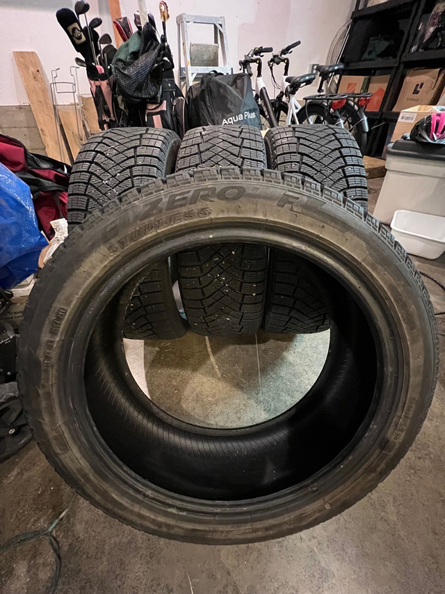 Pirelli Winter Tires 225/45/R19 only used 3 months in Tires & Rims in Victoria