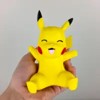 Pikachu     Figure 3D Printed Hand Painted