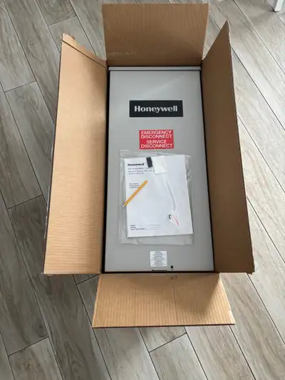 Honewell branded but made by Generac, exact same thing. Brand new in the box, I installed my own tra...
