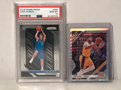 2018 LUKA DONCIC Prizm Rookie Card PSA 10 + Free AD Lakers, View more