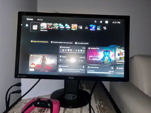 ASUS VG248QE 144 Hz 24” Gaming Monitor – Used Good Condition in Monitors in Calgary - Image 4