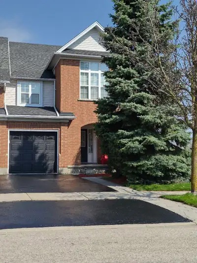 2 bedroom House main and Upper Floor and Deck only With Barbecue in Laurelwood Waterloo Backs onto C...