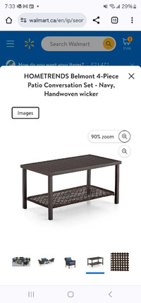Patio table 