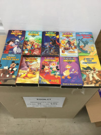 Walt Disney mini Classics VHS TAPES