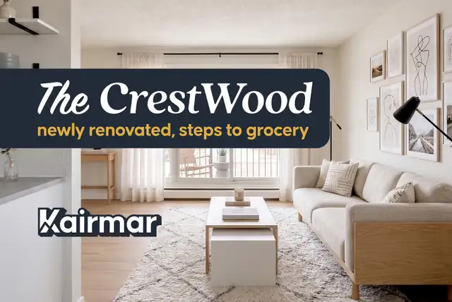 $1090 Utilities Included - The CrestWood - newly renovated