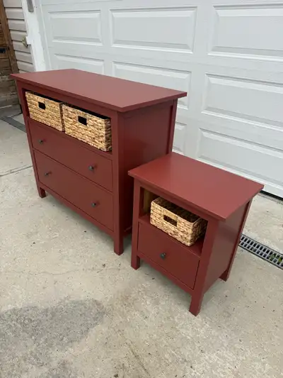 Ikea hemnes dresser and side table ($250 obo, read desc), View more
