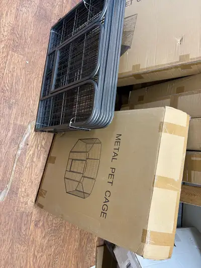 metal small heavy duty pet exercise pen - new, View more