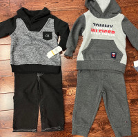 Brand New.  With tags.  12 month boys sets.  Tommy Hilfiger/CK