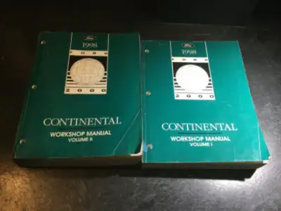 1998 Lincoln Continental Factory Service Repair Shop Manuals, View more