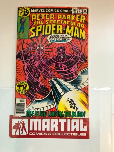 1st Frank Miller Daredevil art Spectacular Spider-man #27 comic, View more