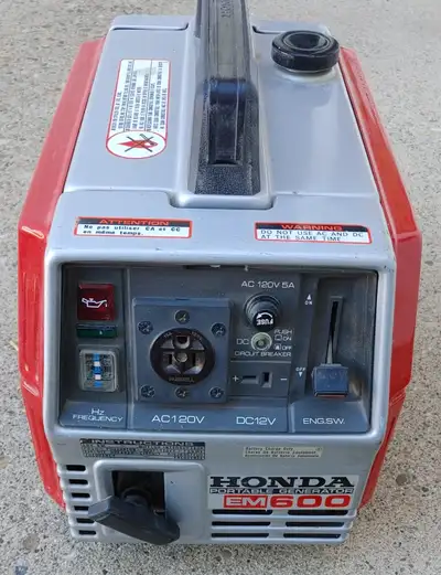Honda Generator - model EM600. Excellent condition. My father gave it to me about 15 years ago. He h...
