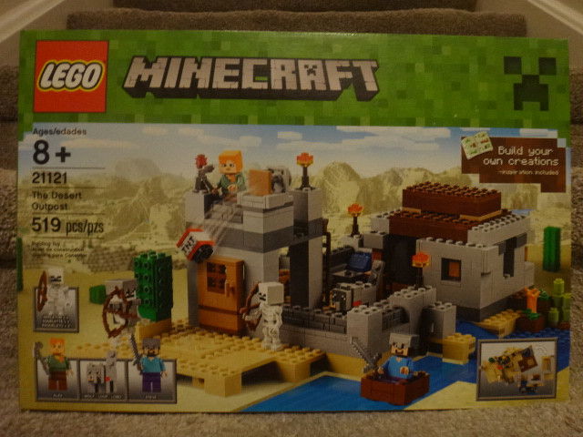 Genuine Minecraft Lego 21121 Desert Outpost - Sealed - DELIVERED in Toys & Games in Edmonton