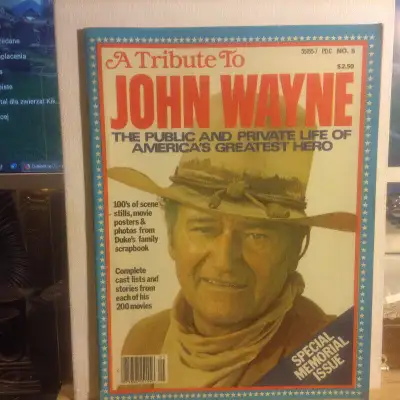 A Tribute to John Wayne Magazine No 5 1979, View more