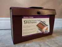 Globe Weis 19-Pocket File Express Case (Burgundy)