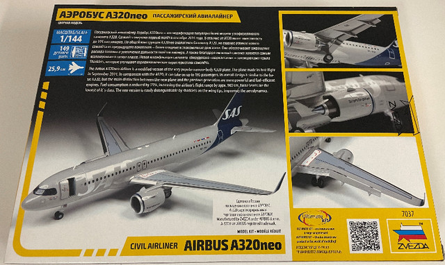 Zvezda 1/144 Airbus A320neo SAS in Toys & Games in Burnaby/New Westminster - Image 2
