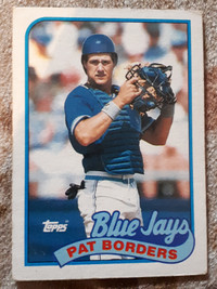 1989 Topps Baseball Pat Borders Rookie Card #693