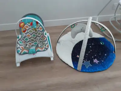 Baby rocker and tummy time mat, View more