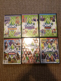 Sims 3 & Five expansion packs
