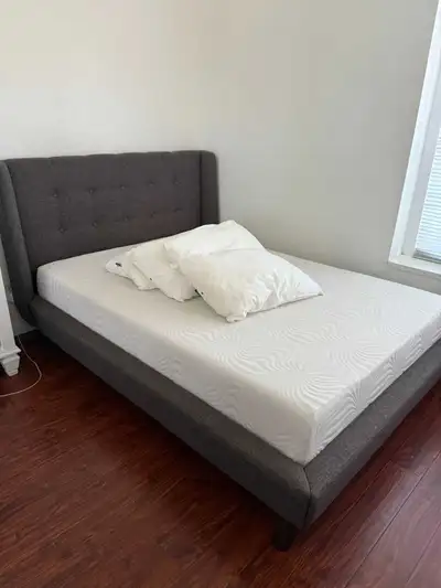 ikea Queen bed and comfortable mattress.. cash on delivery , View more