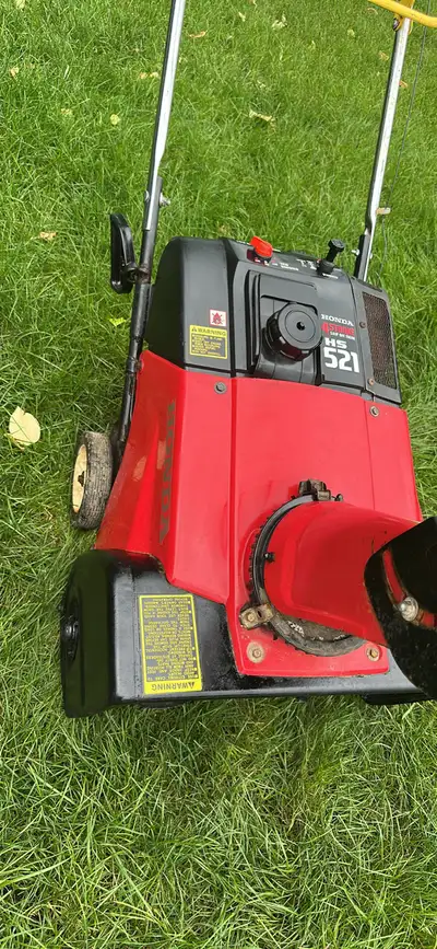 Honda HS 521 Snowblower, View more