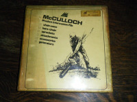 McCulloch Chainsaw Binder Parts List and Service Bulletins