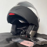 NEW! Open Face/Full Face Motorcycle Helmet, Size M 