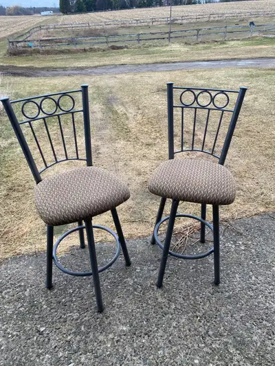 Two Bar Stools, View more
